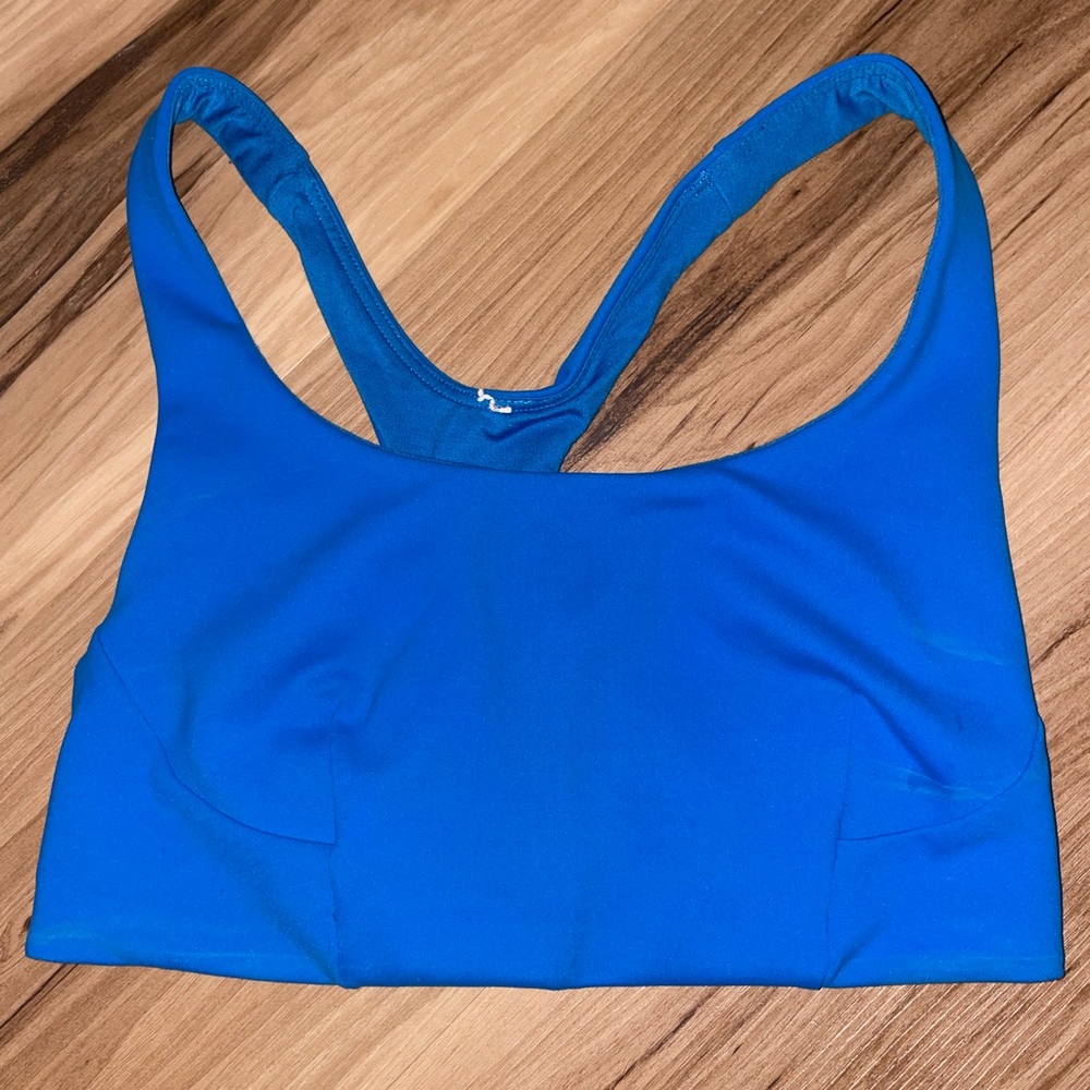 Lululemon Poolside Blue Razor Back Sports Bra